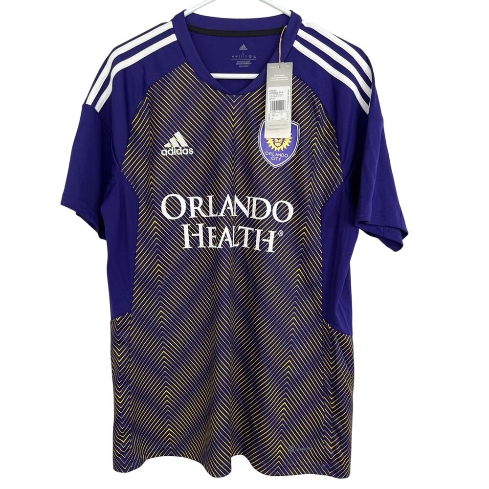 NWT adidas Orlando City SC 2025 "Perfect Storm" Authentic Home Jersey SIZE L